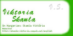 viktoria skamla business card